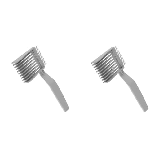 MAYCREATE® Barber Comb Fade Professional Hair Cutting Heat Resistant Styling Tool Dual Teeth for Precision Cuts Home Salon Use Grey 2PCS MAYCREATE® Barber Comb Fade Professional Hair Cutting Heat Resistant Styling Tool Dual Teeth for Precision Cuts Home Salon Use Grey 2PCS